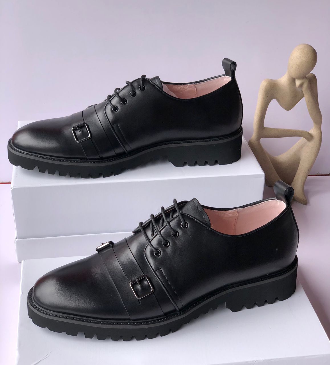 Versace Italian Men Quality Shoe - Black